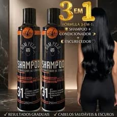 Shampoo Escurecedor Cabelo E Barba Dom Pelo 250ml Grisalhos