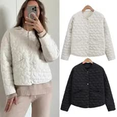 HXAO 2024 Jaqueta de Inverno Feminina, Casacos de Outono, Jaqueta Acolchoada, Casaco Feminino, Jaquetas Leves com Enchim
