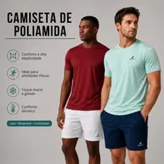 Camiseta Masculina Academia Dry Fit Poliamida Elastano Treino Corrida Verde ou Vinho Premium