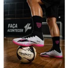 Chuteira + Meião Futsal Tênis Original Masculina Barato Calçado Esportivo Jogo de Quadra Salão ENVIO RÁPIDO