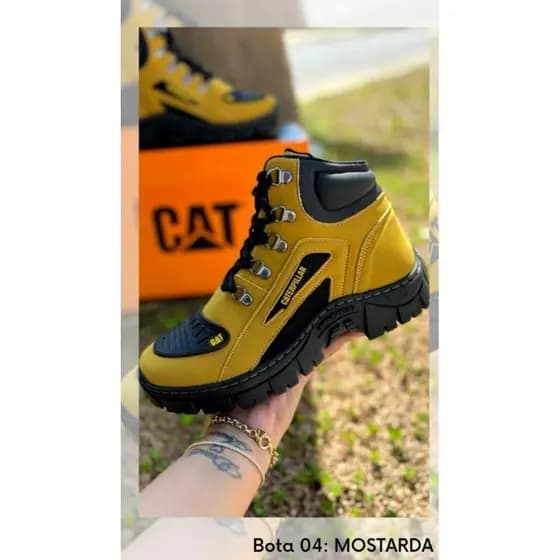 Bota masculina e feminina trabalho Caterpillar Cat Promo