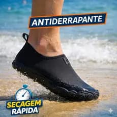 Sapatilha Aquática Antiderrapante Neoprene Praia Piscina Cachoeira Confortável Secagem Rápida Unissex