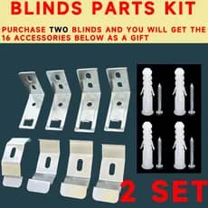 Kit De Peças Para Persianas Parafusos De Expansão De Suporte Para Persianas 8 Peças Grátis Por Conjunto De Persianas