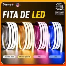 Yowxii Fita De LED decoração Mangueira Neon Flexível 10 Metros Alto Brilho Siliconada IP65