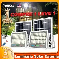 Yowxii 50X Alto Brilho Refletor Led Super Brilhante Lâmpada Solar Luz De Led IP67 à Prova D'Água Externas