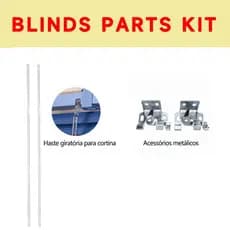 Kit De Acessórios Para Cortinas Incluindo Parafusos De Expansão e Suportes Para Cortinas Fornecido Gratuitamente