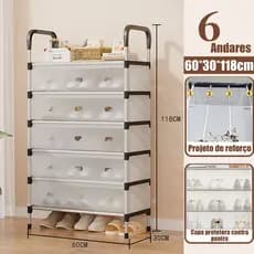 Sapateira Multiuso Para Calçados 4/5/6 Andares Organizador