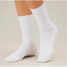 Meia Cano Alto Esportiva Unissex Algodão Para Academia Kit 6 Pares