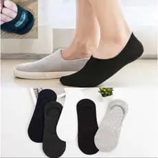 Kit 3 6 12 Pares Meia Sapatilha Invisível Antiderrapante Masculina Feminina