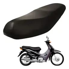 Capa de Banco Moto Modelo Honda Biz 100 1997 1998 1999 2000 2001 2002 2003 2004 2005 Sem Costura