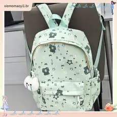 Grande capacidade leve All-Match japonês bonito urso menina estudante série Mori mochila feminina de grande capacidade