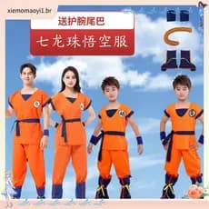 Fantasia Masculina/Feminina Para De Halloween/Adulto/Dragon Ball/Goku/Tartaruga/Pie/cosplay