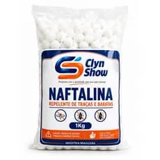 Naftalina 1kg Original Pura em Bolas Anti Insetos Traças e Baratas