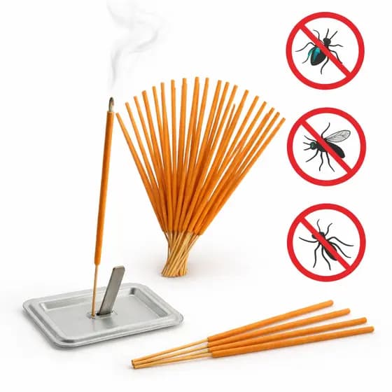 Kit Incenso Repelente Mata Mosquito Moscas Fragancia Osmanthus