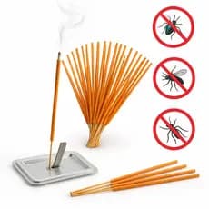 Kit Incenso Repelente Mata Mosquito Moscas Fragancia Osmanthus