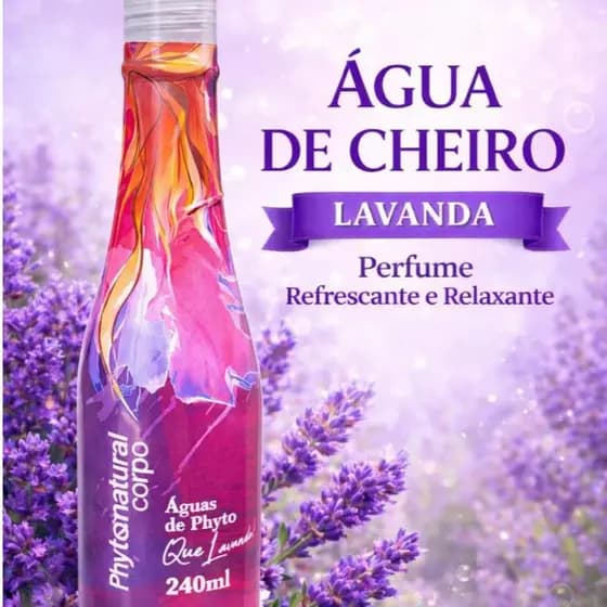 Água de Banho Colonia Suave Dia a Dia Refrescante Agua de Phyto 240ml Colonia Corporal Pós banho