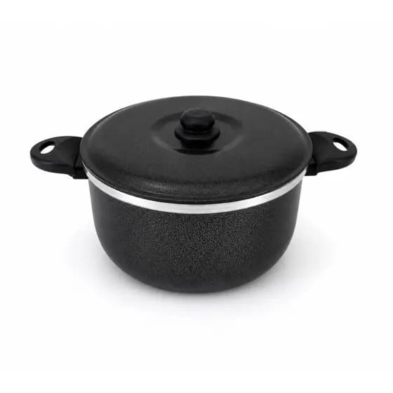 Panela Caçarola Craquelada Tamanho 24 Aluminio 4 litros Resistente