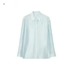 9-22 camisas femininas verão novas camisas transparentes elegantes texturizados protetor solar roupas finas casaco curto