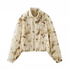 3-14 protetor solar roupas femininas verão novo estilo mancha jaqueta curta ao ar livre estilo preguiçoso topo com capuz