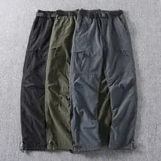 Exportado para a Alemanha!À prova de vento impermeável ao ar livre forro de lã calças casuais masculino em linha reta in
