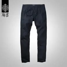 Match Maji calças de linho masculinas estilo primavera calças magras estilo fino algodão linho versão coreana na moda ca