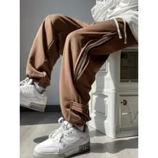 Calça de moletom masculina Street Wear calças de perna americana calças esportivas masculinas outono calças casuais masc
