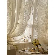 Cortina de luxo com renda francesa cremosa, dupla camada, luz Pastoral, estilo princesa, fantasia, dopamina, quarto, var