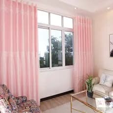 Cortina de janela saliente estilo princesa coreano cortina Tik Tok renda gaze sala estar quarto Blackout produto acabado