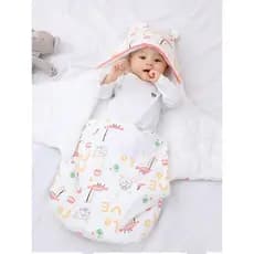 Colcha embrulhada para sala de parto de bebê recém-nascido, colcha de abraço para recém-nascidos, saco de dormir de algo