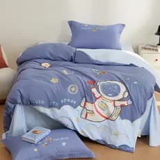 Classe A 100 High-End sentimento cama conjunto de quatro peças algodão puro algodão 2026 novo estilo astronauta lençol c