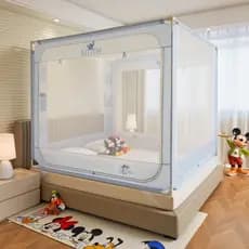 Disney disney crianças resistente a choques mosquiteiros infantil integrado quarto doméstico adulto crianças padrão rede