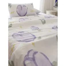Lençol de cama estilo flor de verão, peça única, menina, fresco, 100 algodão, estilo dormitório estudantil, estampado, l