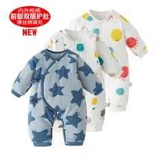 Roupas de borboleta roupas de bebê recém-nascido macacão outono inverno roupas de algodão bebê recém-nascido roupas quen