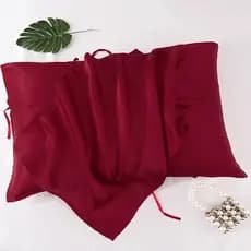 Grande vermelho 25m capa de almofada de seda pesada 100% seda amoreira casamento único capa de almofada de seda