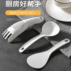 Colher de arroz japonesa pá de arroz doméstica panela de arroz colher de arroz antiaderente ferramenta de cozinha de arr