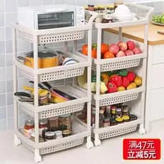 Rack de vegetais rack de armazenamento móvel rack de frutas prateleira de cozinha organizador rack carrinho de prateleir
