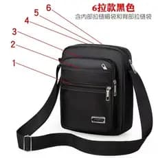 Bolsa mensageiro Casual grossa de grande capacidade, tecido Oxford, nova bolsa de ombro masculina, à prova d'água, resis