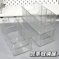 Álbum de mesa boneca cartão postal tira Vertical cesta de armazenamento transparente Multi-grade grande capacidade organ