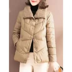 Plus Size roupas femininas imitação jaqueta feminina outono inverno algodão acolchoado jaqueta feminina versão coreana n