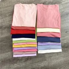 Doce cor camiseta cor sólida irmã usar estudante classe uniforme grupo desempenho traje colorido puro algodão camiseta t