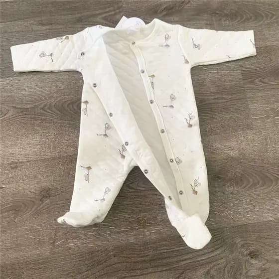 Comércio exterior masculino feminino bebê ar algodão macacão primavera outono manga comprida macacão quente