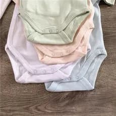 Estilo fino bebê puro algodão macacão bebê triângulo macacão parcial recém-nascido Diagonal roupas 2 peças frete grátis
