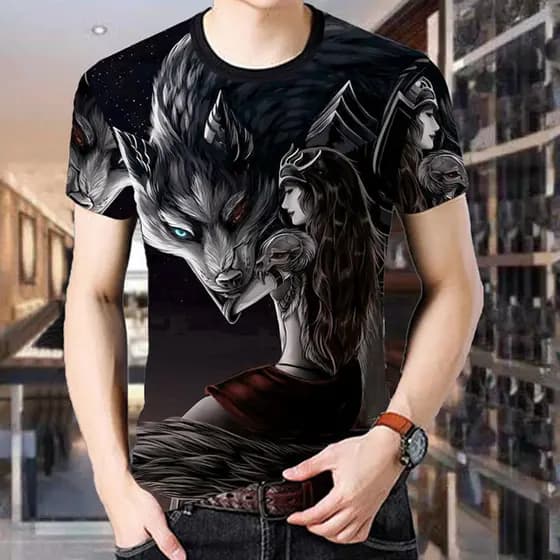 Camiseta masculina de manga curta verão na moda de manga curta adolescente impresso em torno do pescoço fino ajuste resp