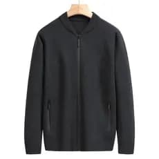 Primavera outono estilo roupas de outono masculinas de meia-idade pai roupas camisola de meia-idade idosos fino Casual z