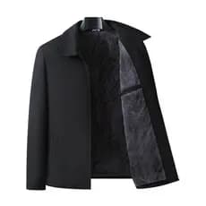 Casaco acolchoado de algodão masculino de meia-idade pai jaqueta de inverno casaco outono inverno vovô acolchoado de lã