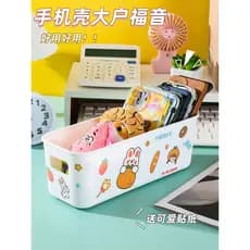 Caixa de armazenamento de mesa cosméticos diversos lanche cesta de armazenamento organizador de cozinha caixa gaveta do
