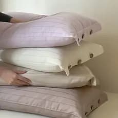 60 pçs fronhas de algodão de fibra longa um par Jacquard cetim puro algodão fronha 48x74cm único algodão fronha