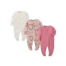 Novo estilo macacão de bebê quatro estações com zíper macacão de bebê puro algodão macacão de bebê roupas infantis