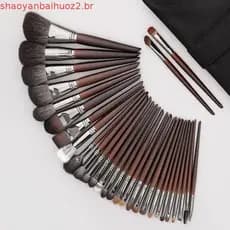 Yan hibisco conjunto de pincéis de maquiagem puro Animal cabelo High-End conjunto completo escova profissional maquiagem