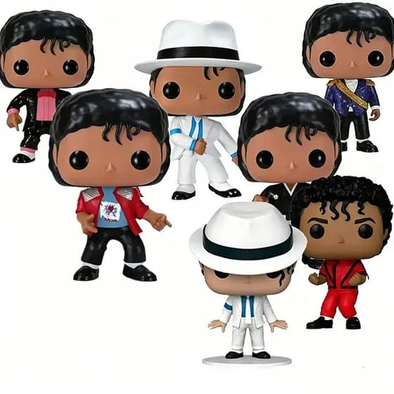 Boneca Colecionável De Boneco De Ação De Michael Jackson Para Presente De Aniversário De Fãs Da Toytopia